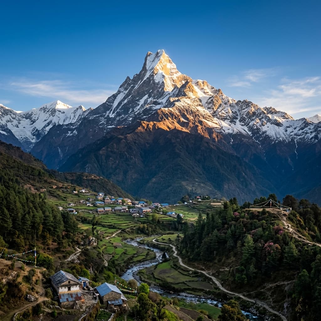 Machhapuchhre: The Sacred Fish Tail Peak